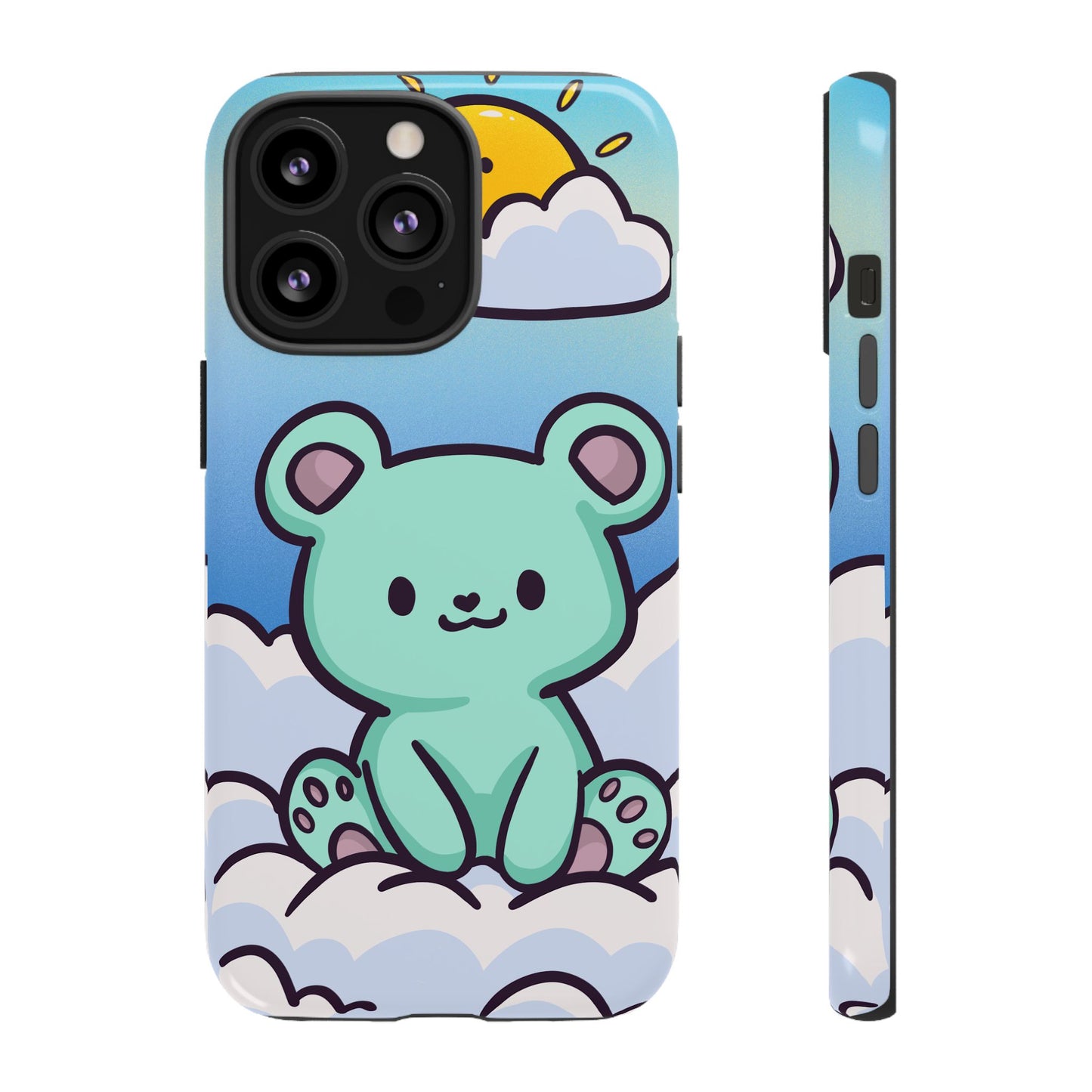 Cloud Cub Morning Sky Bear Phone Case - Pink X Holic