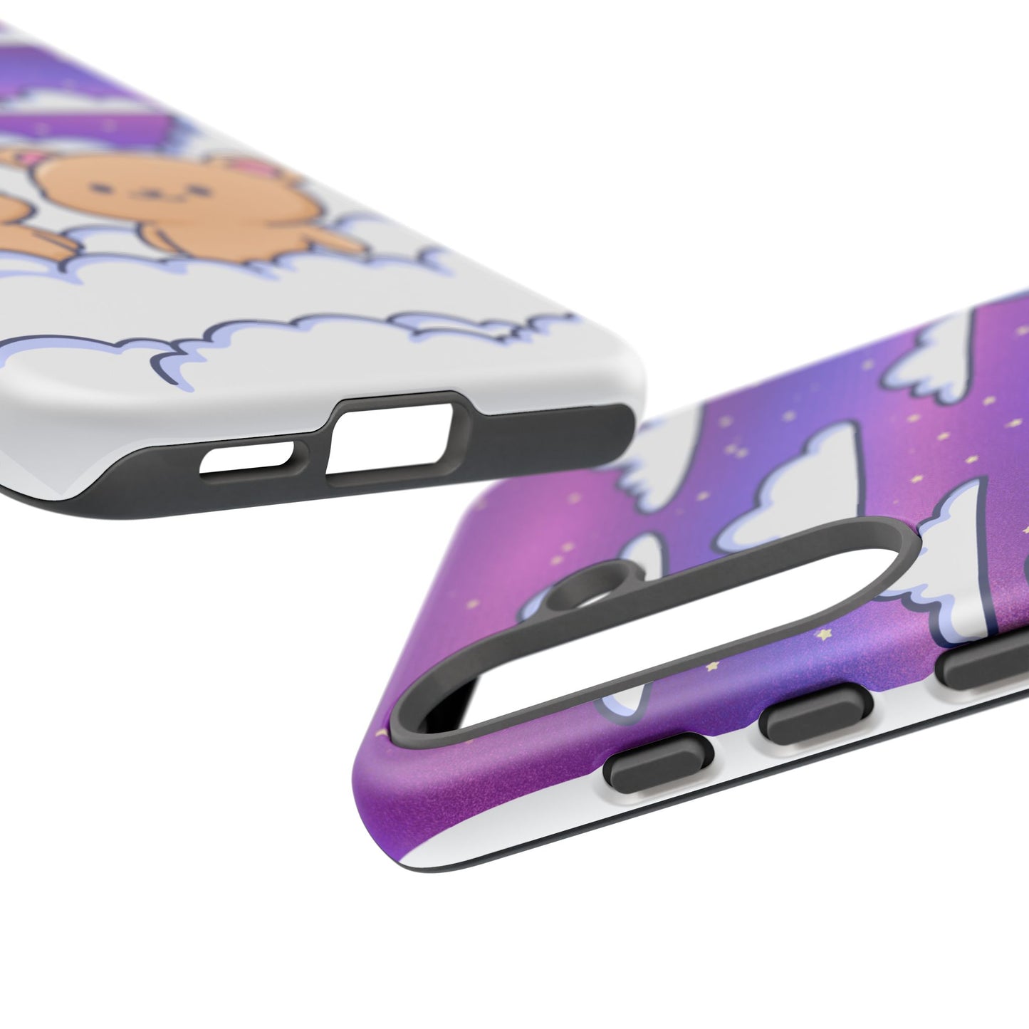 Cloud Cubs Cute Bears on Cloudy Night Sky Phone Case