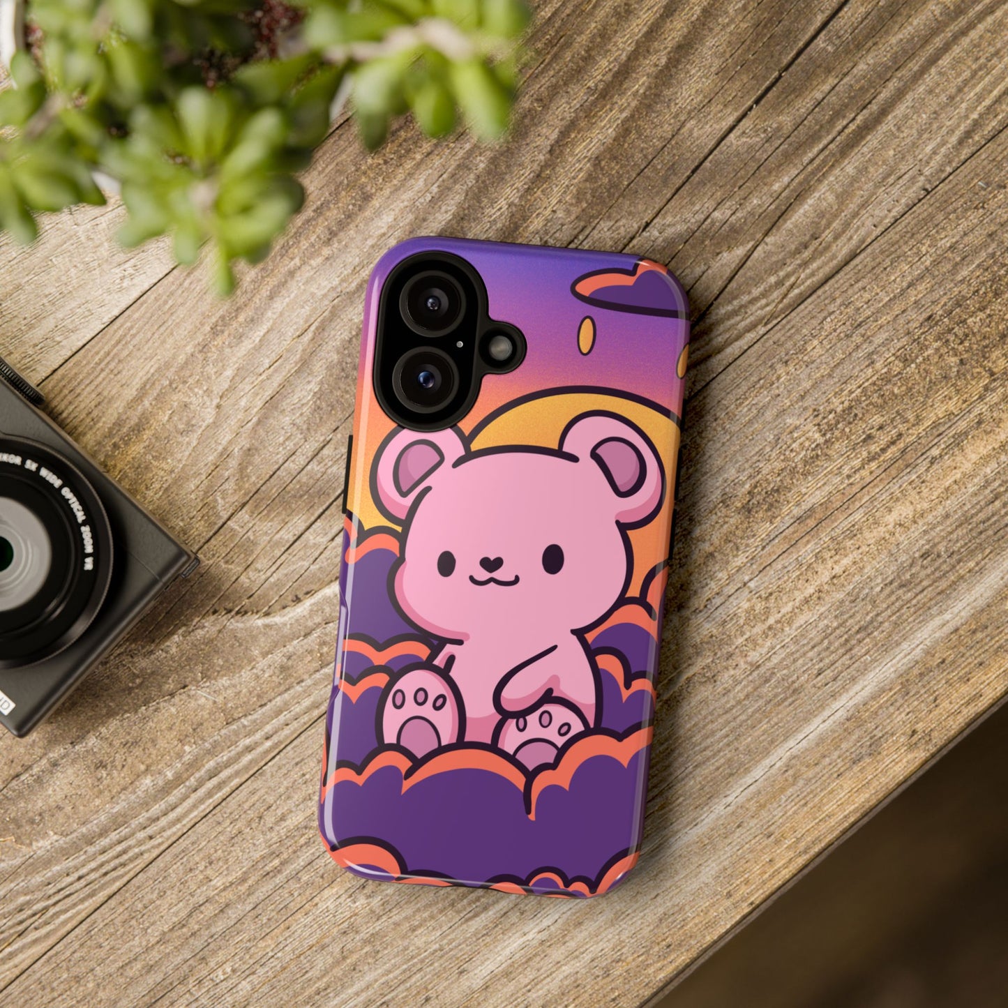 Cloud Cub Sunset Sky Bear Phone Case