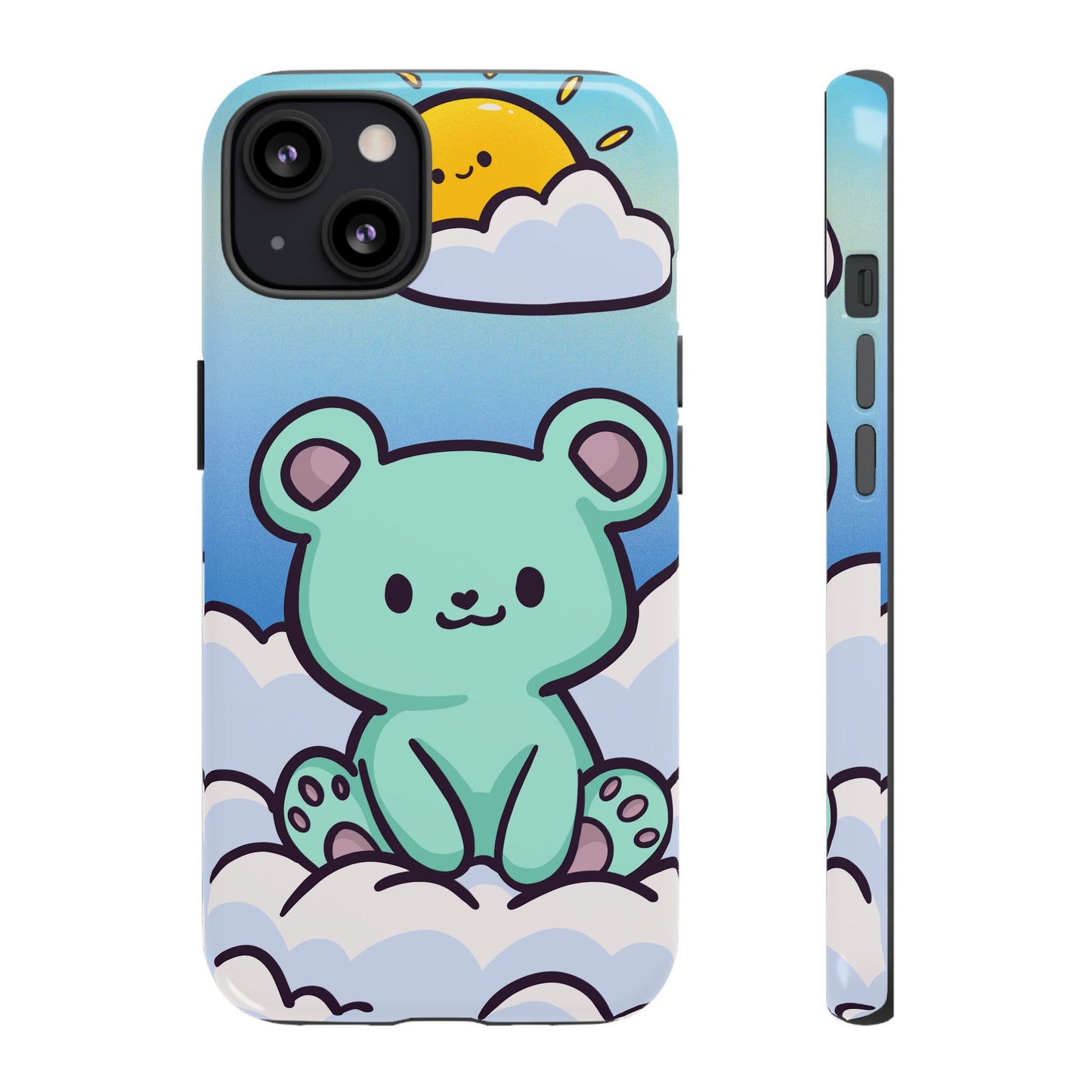 Cloud Cub Morning Sky Bear Phone Case - Pink X Holic