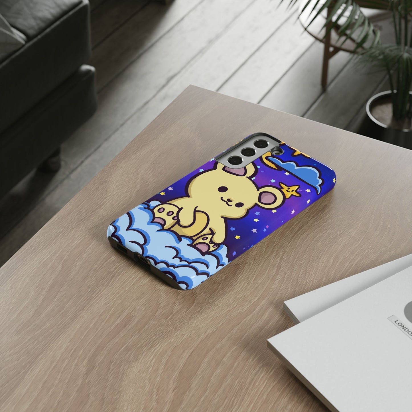 Cloud Cub Nighttime Sky Bear Phone Case