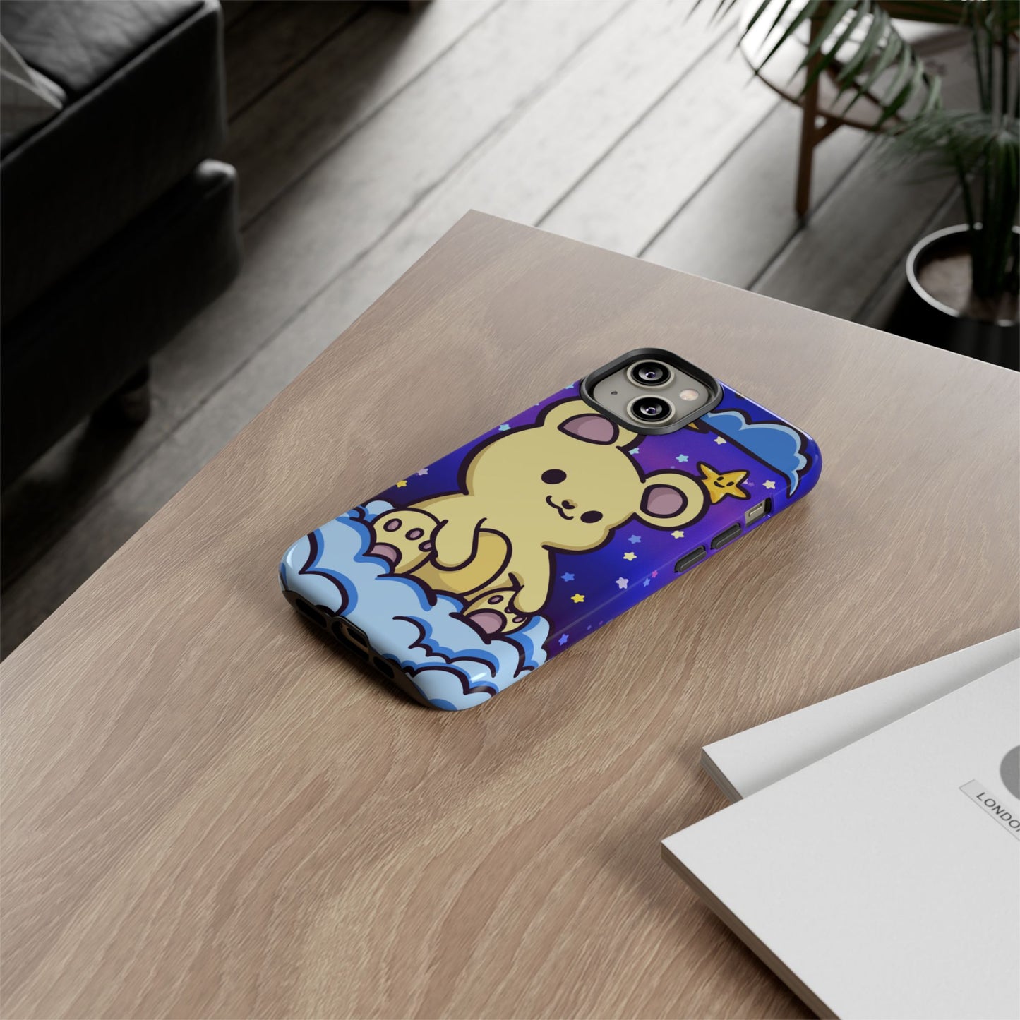 Cloud Cub Nighttime Sky Bear Phone Case