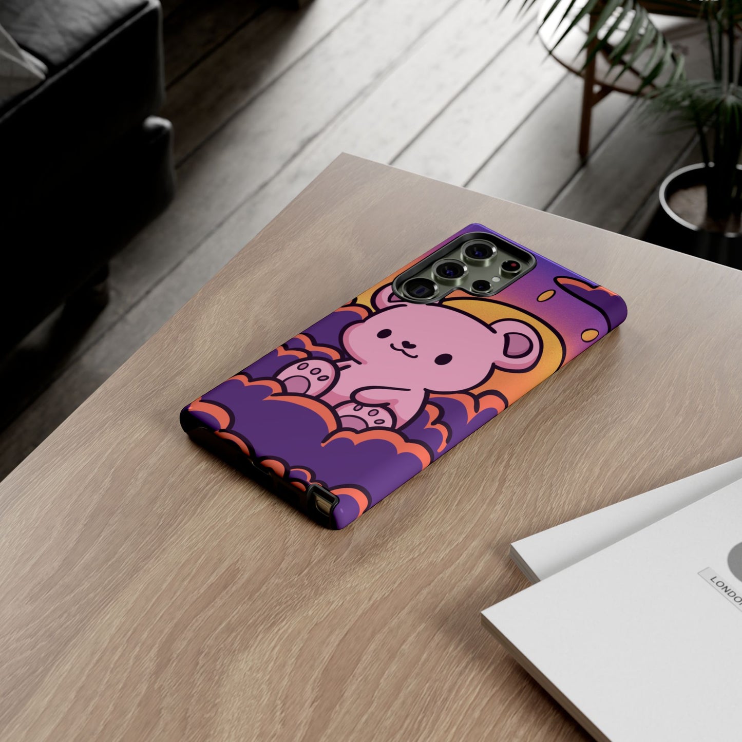 Cloud Cub Sunset Sky Bear Phone Case