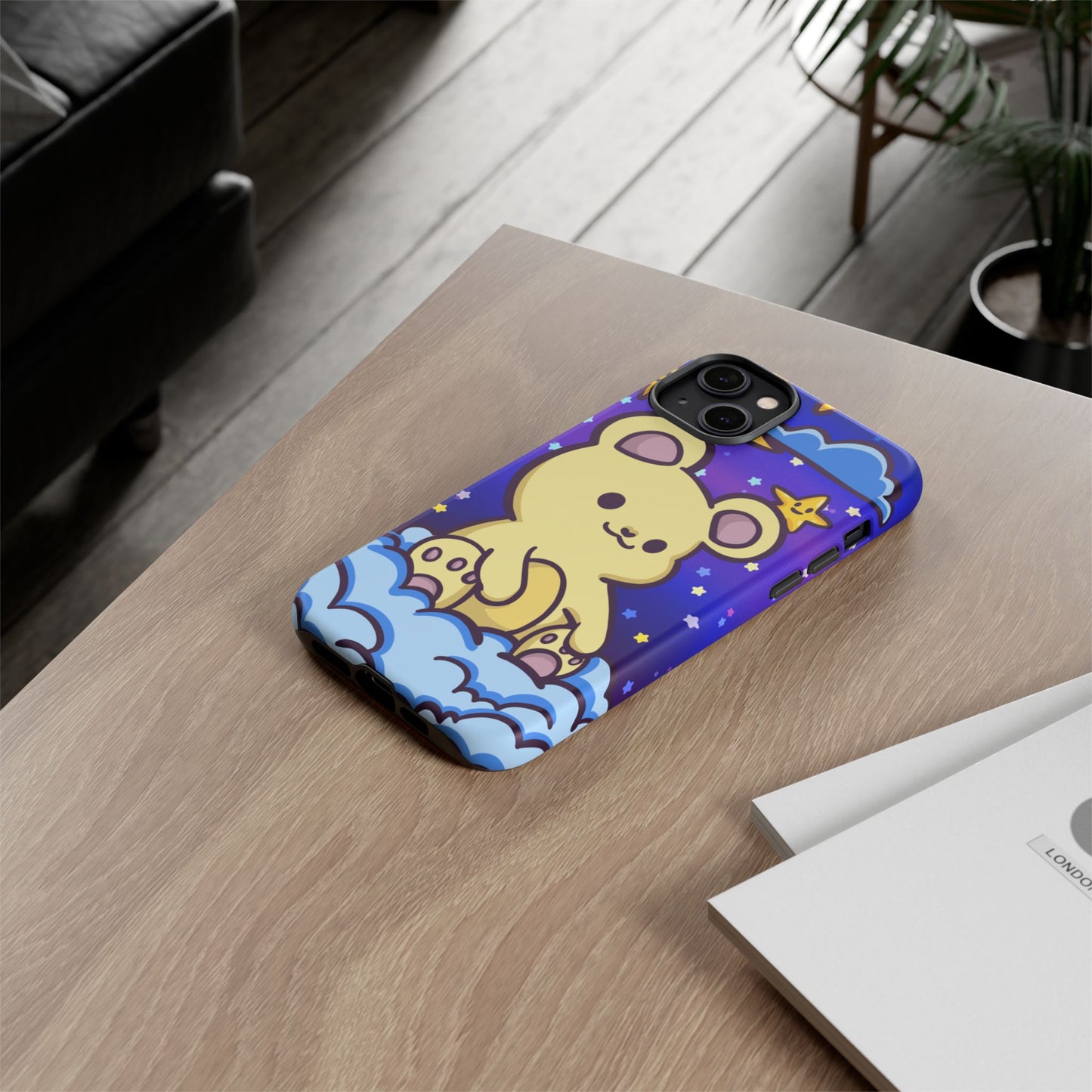 Cloud Cub Nighttime Sky Bear Phone Case