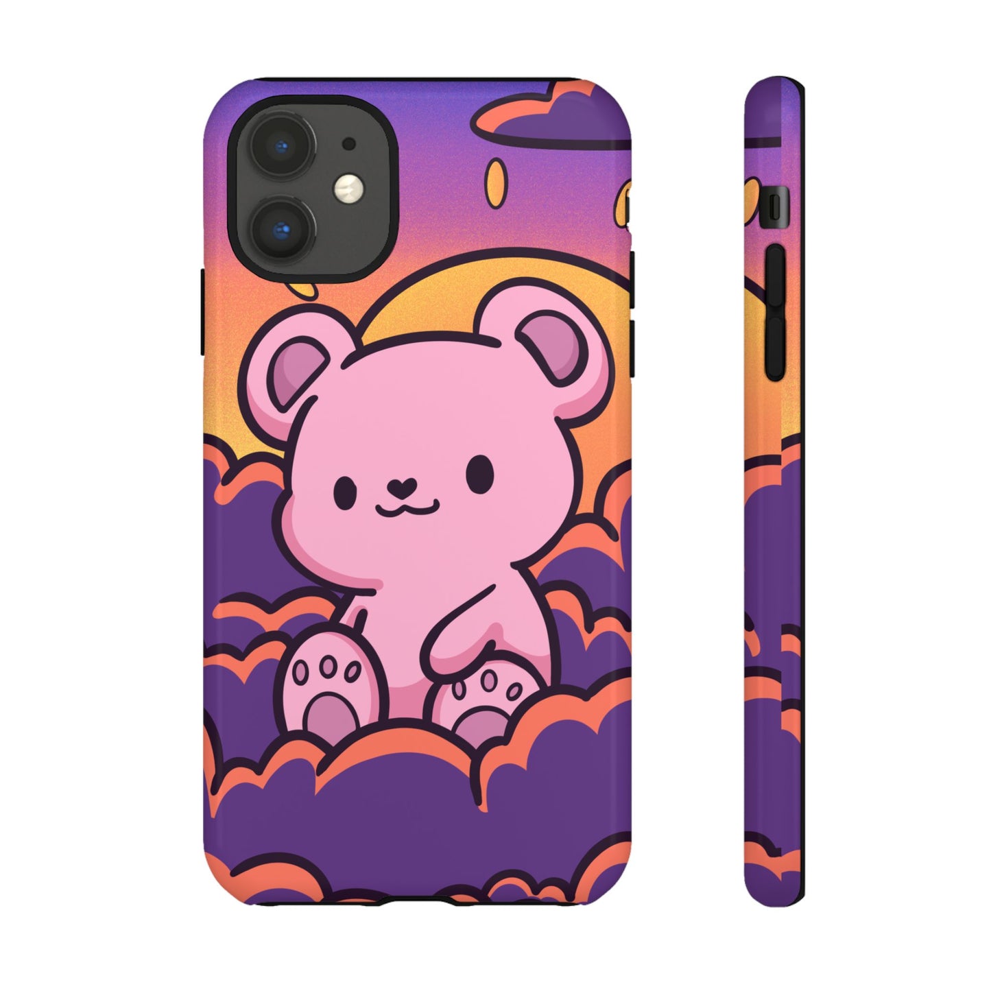 Cloud Cub Sunset Sky Bear Phone Case - Pink X Holic