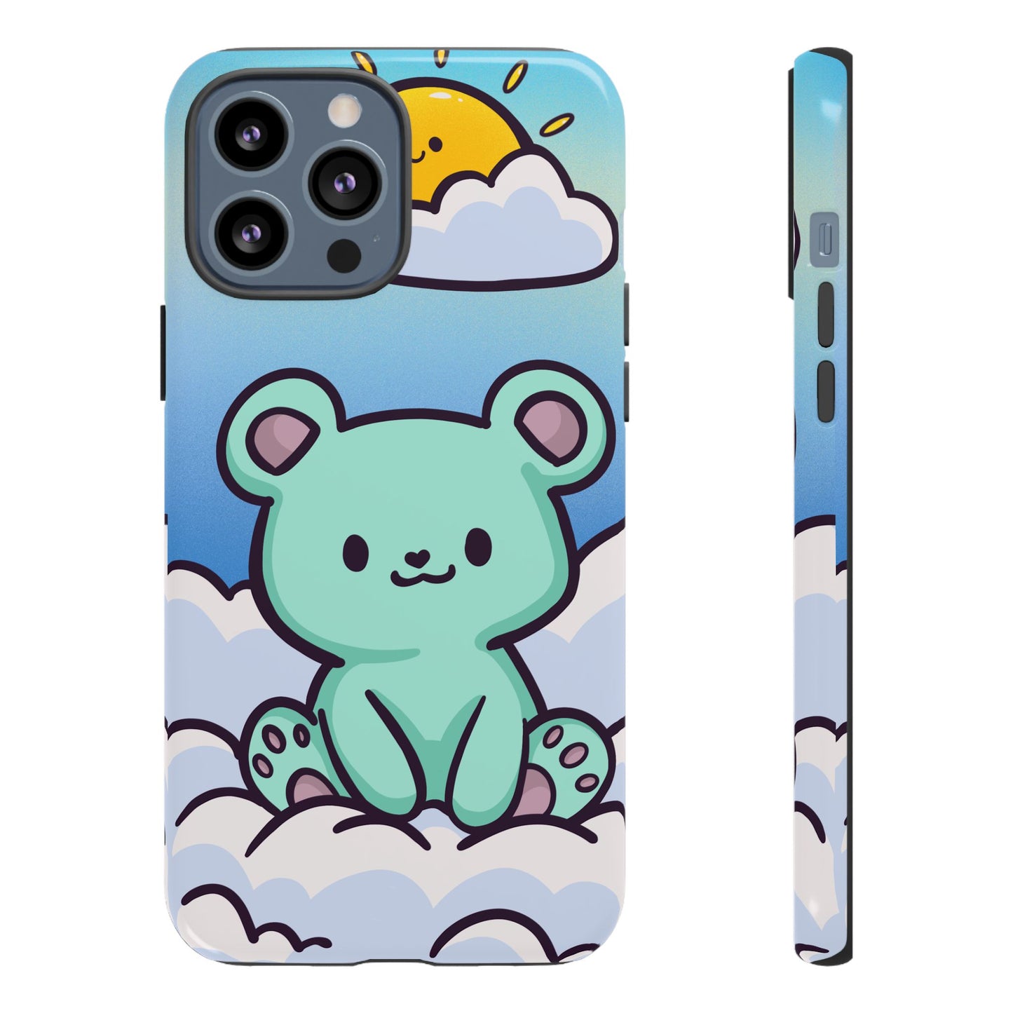 Cloud Cub Morning Sky Bear Phone Case - Pink X Holic