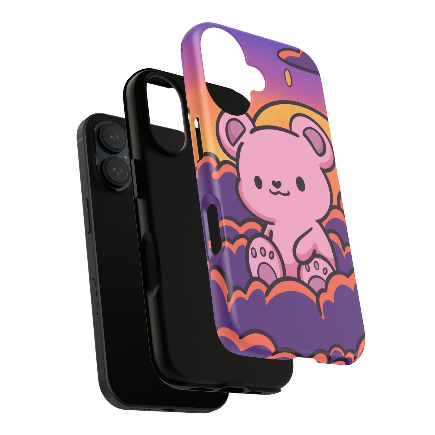 Cloud Cub Sunset Sky Bear Phone Case