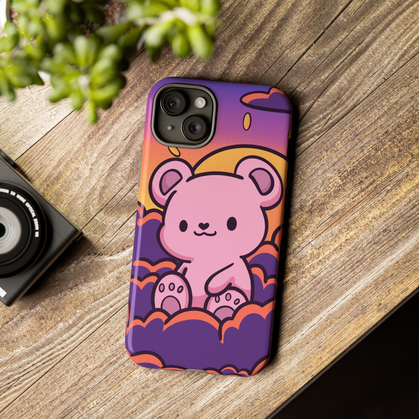 Cloud Cub Sunset Sky Bear Phone Case