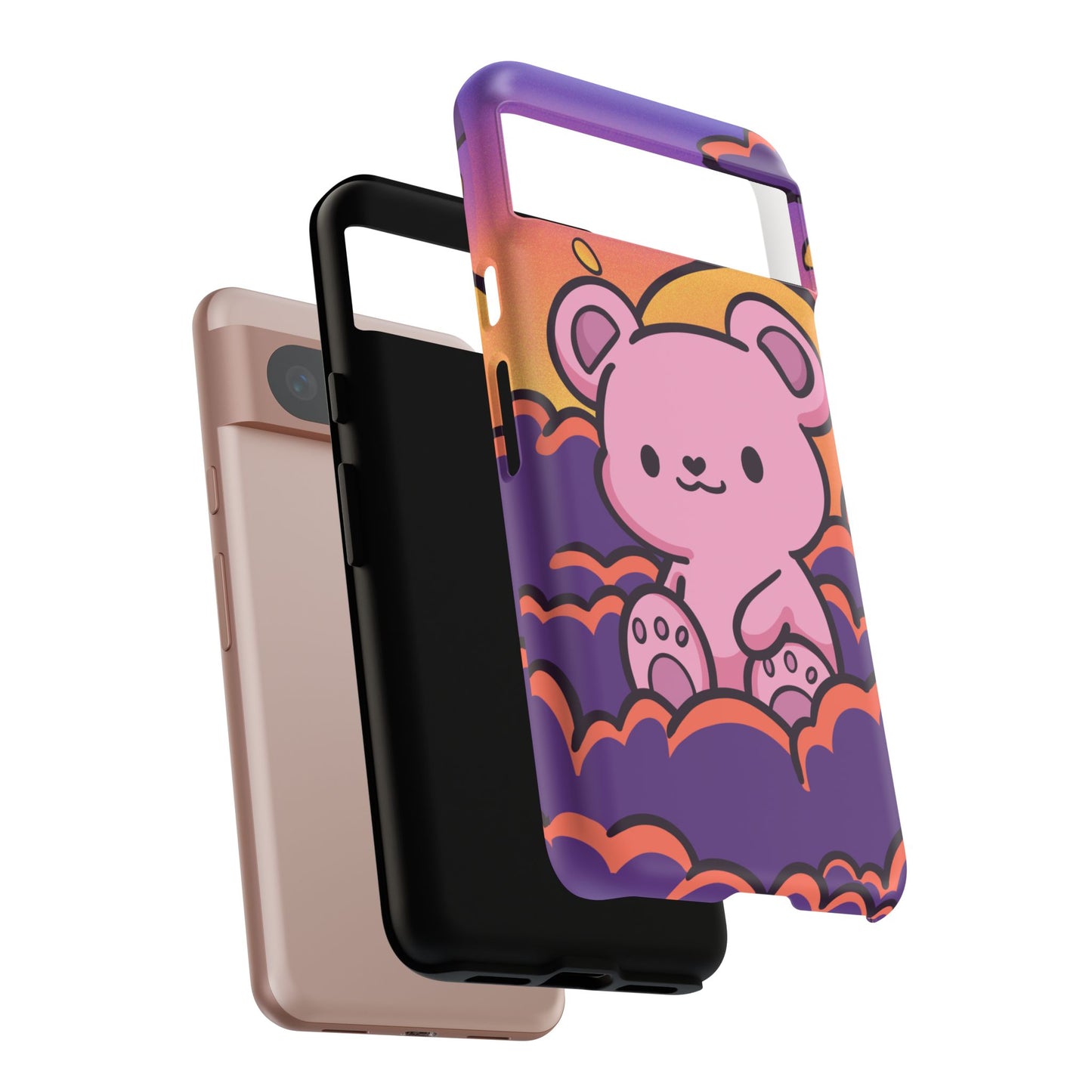 Cloud Cub Sunset Sky Bear Phone Case