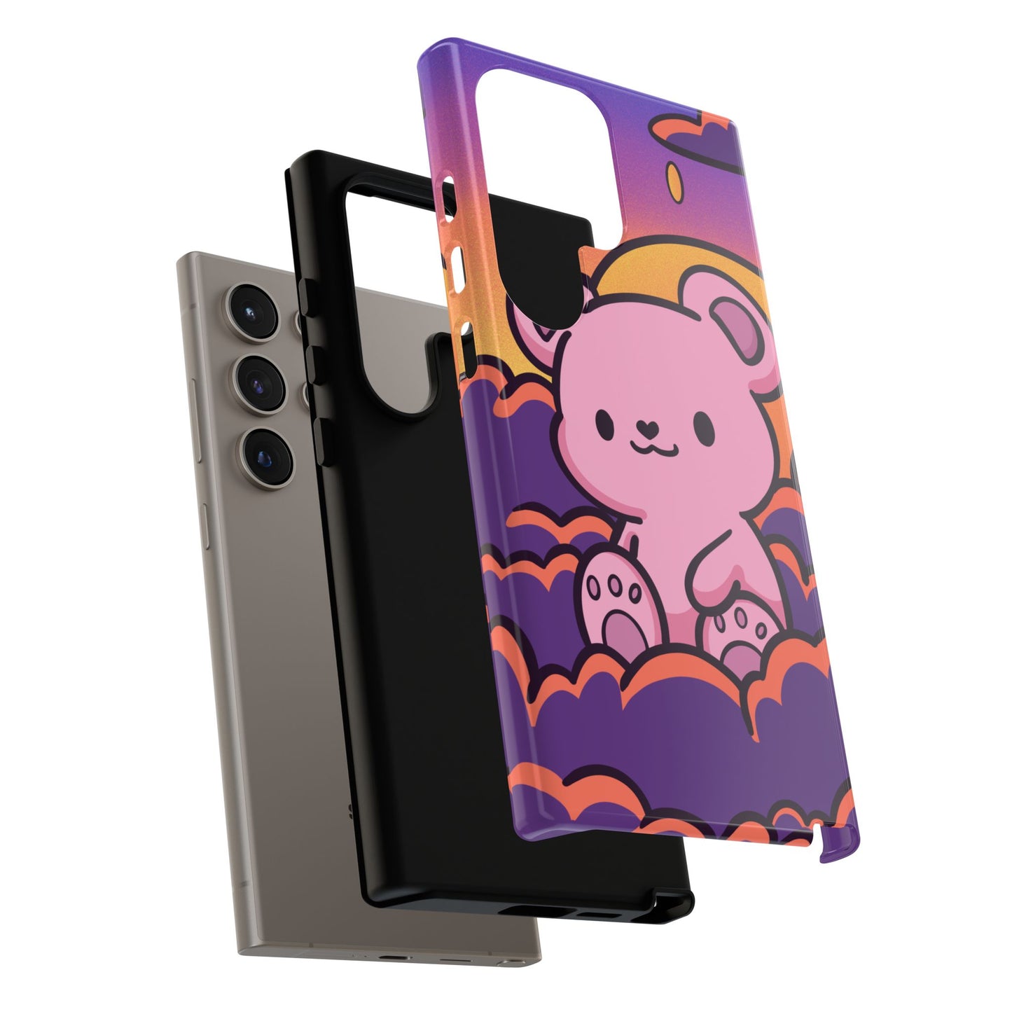 Cloud Cub Sunset Sky Bear Phone Case