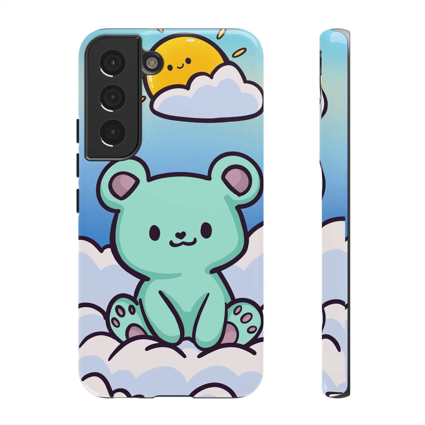Cloud Cub Morning Sky Bear Phone Case - Pink X Holic