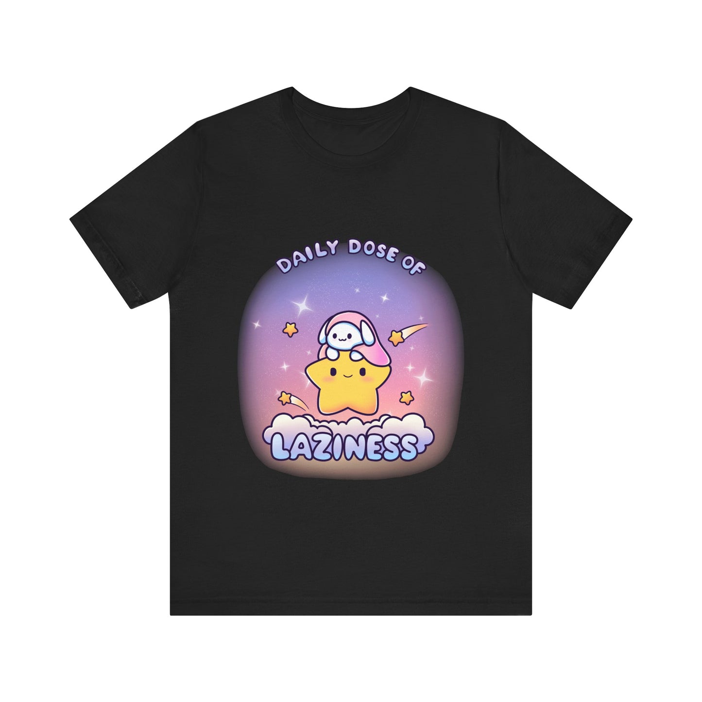 Daily Dose of Laziness Tee, Cute Relaxed Fit T Shirt - Pink X Holic