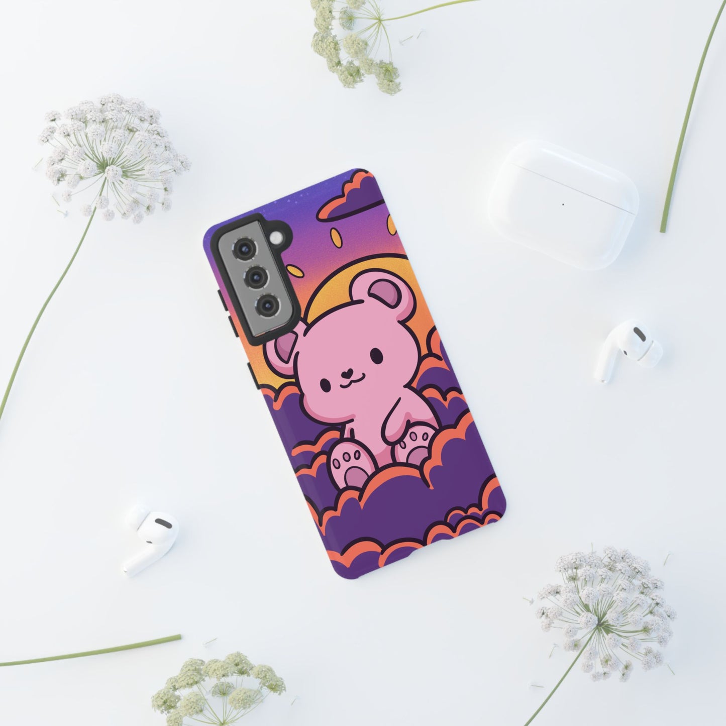 Cloud Cub Sunset Sky Bear Phone Case
