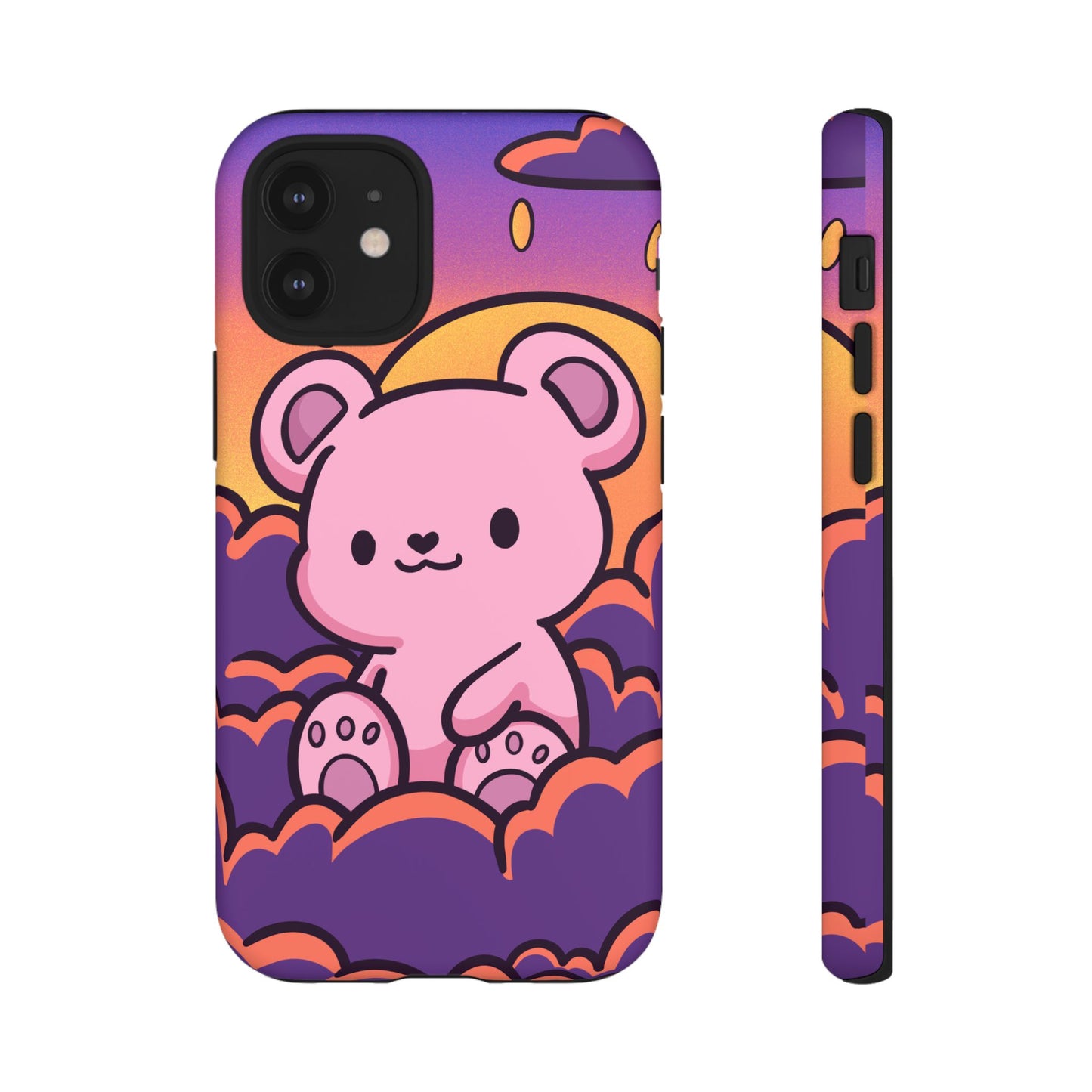 Cloud Cub Sunset Sky Bear Phone Case - Pink X Holic