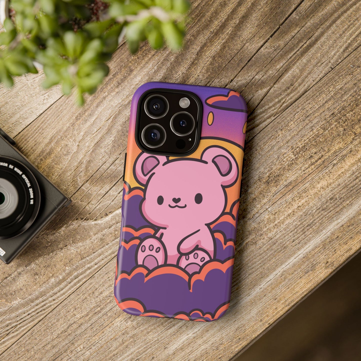 Cloud Cub Sunset Sky Bear Phone Case