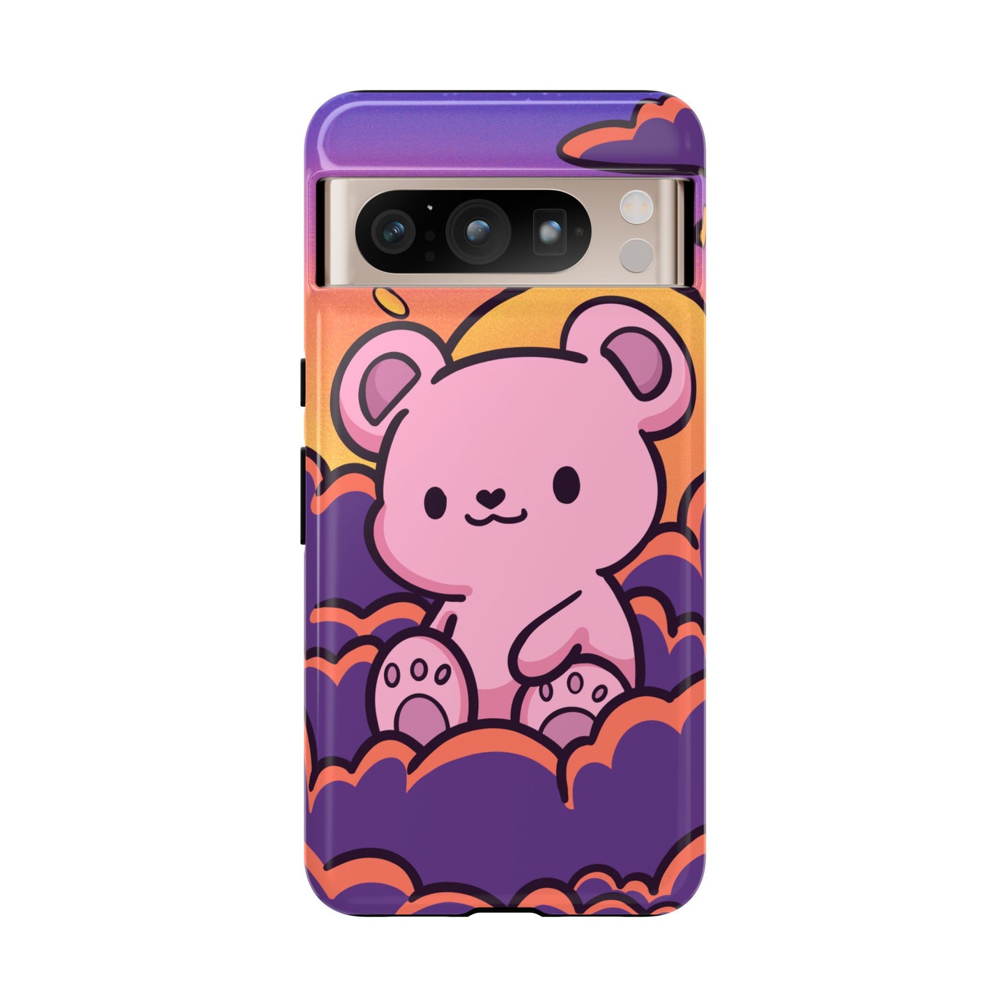 Cloud Cub Sunset Sky Bear Phone Case