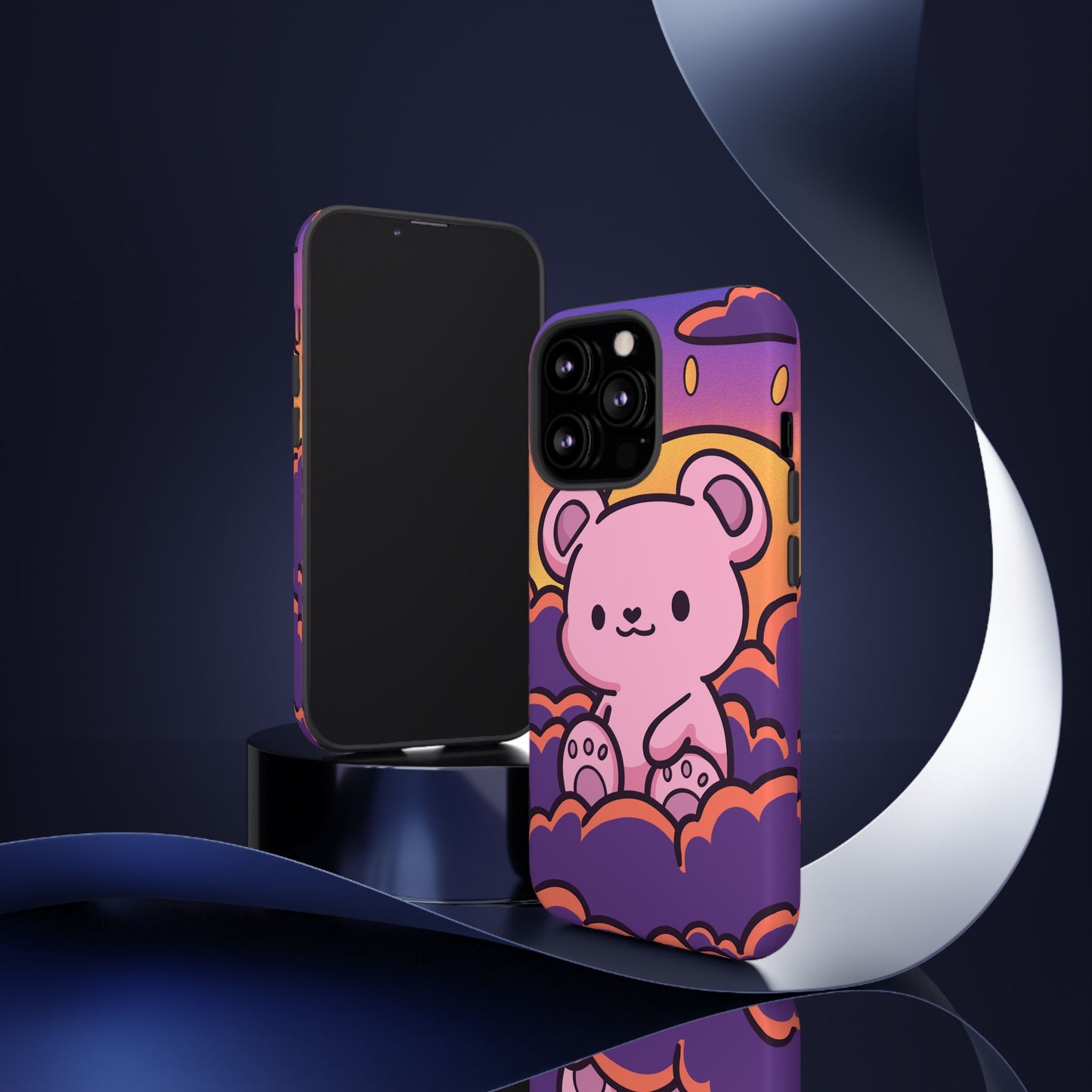 Cloud Cub Sunset Sky Bear Phone Case