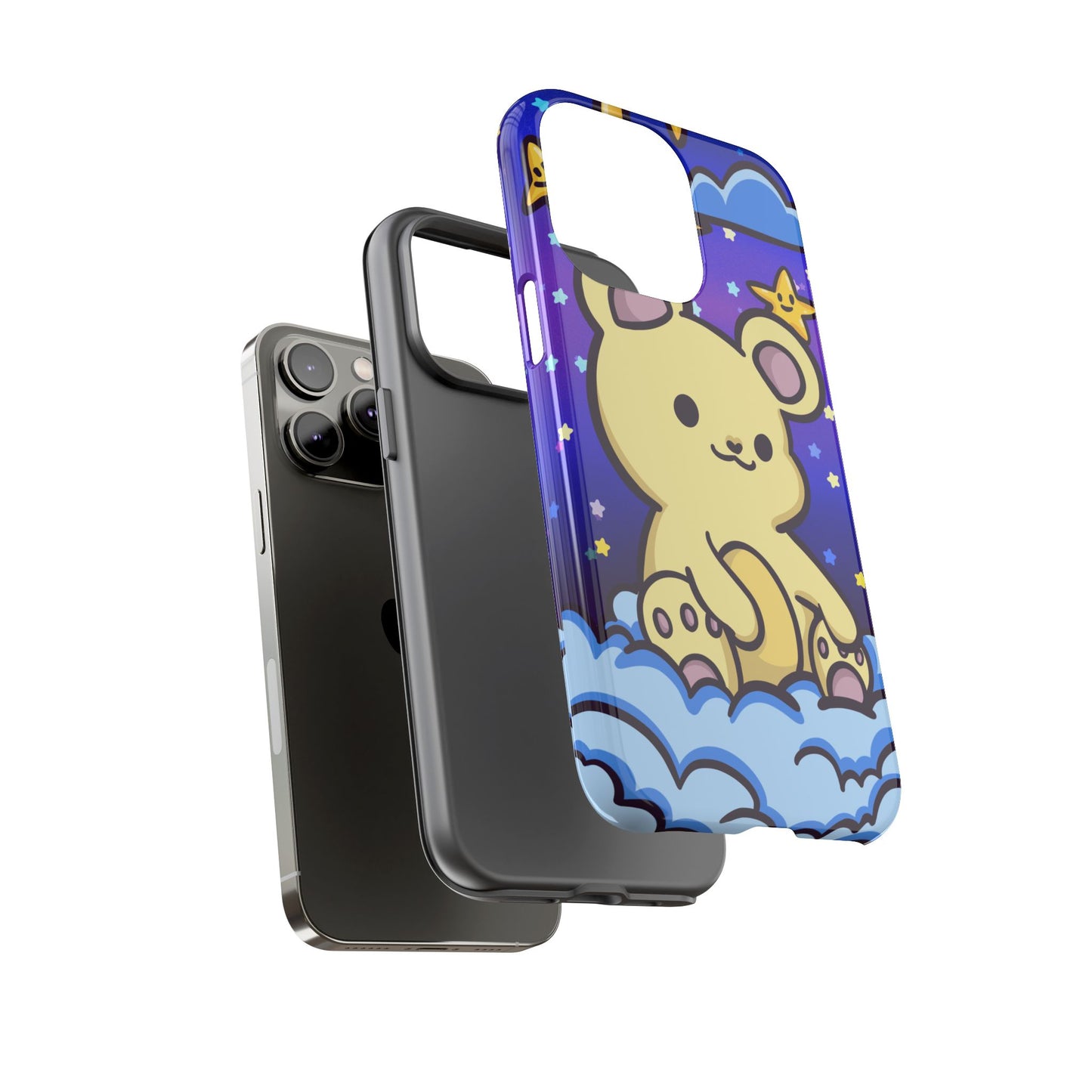 Cloud Cub Nighttime Sky Bear Phone Case