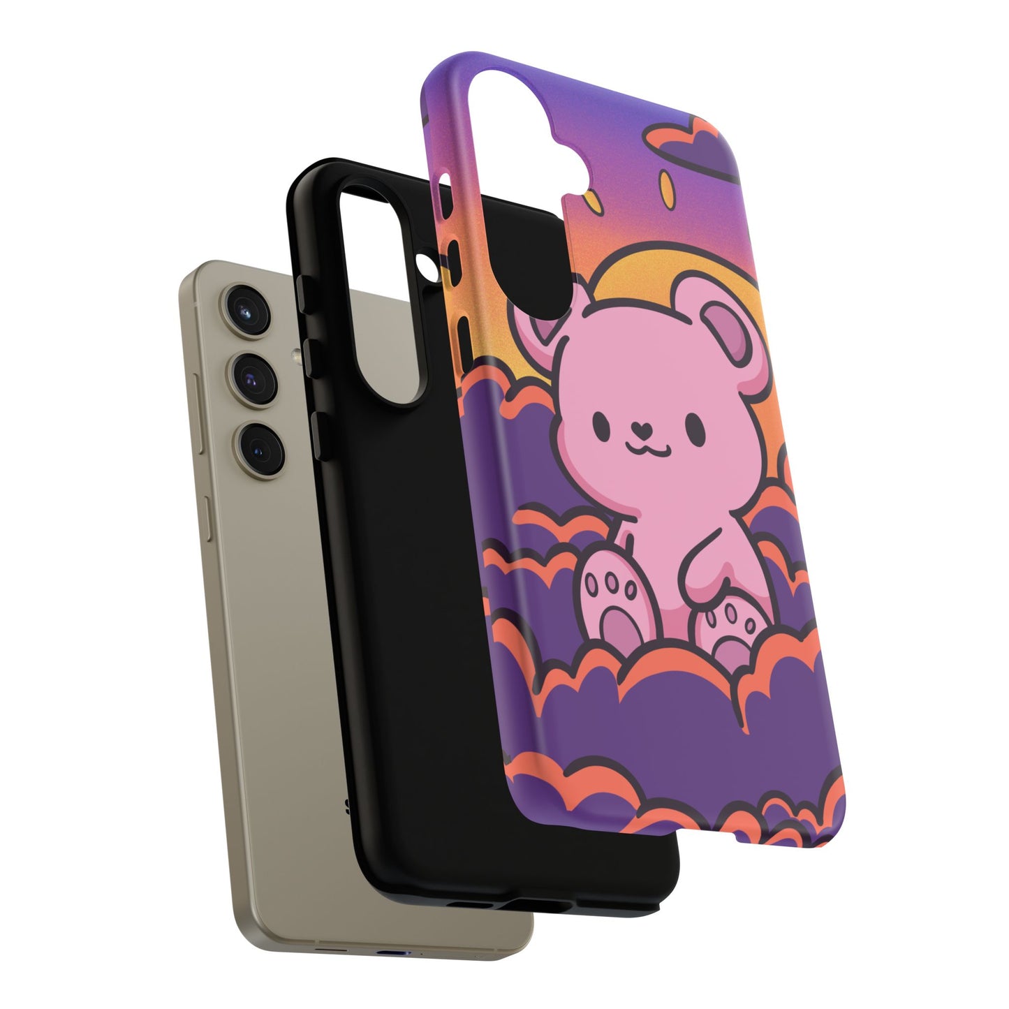 Cloud Cub Sunset Sky Bear Phone Case