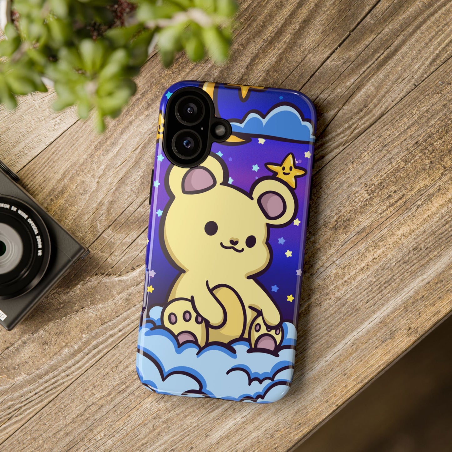 Cloud Cub Nighttime Sky Bear Phone Case