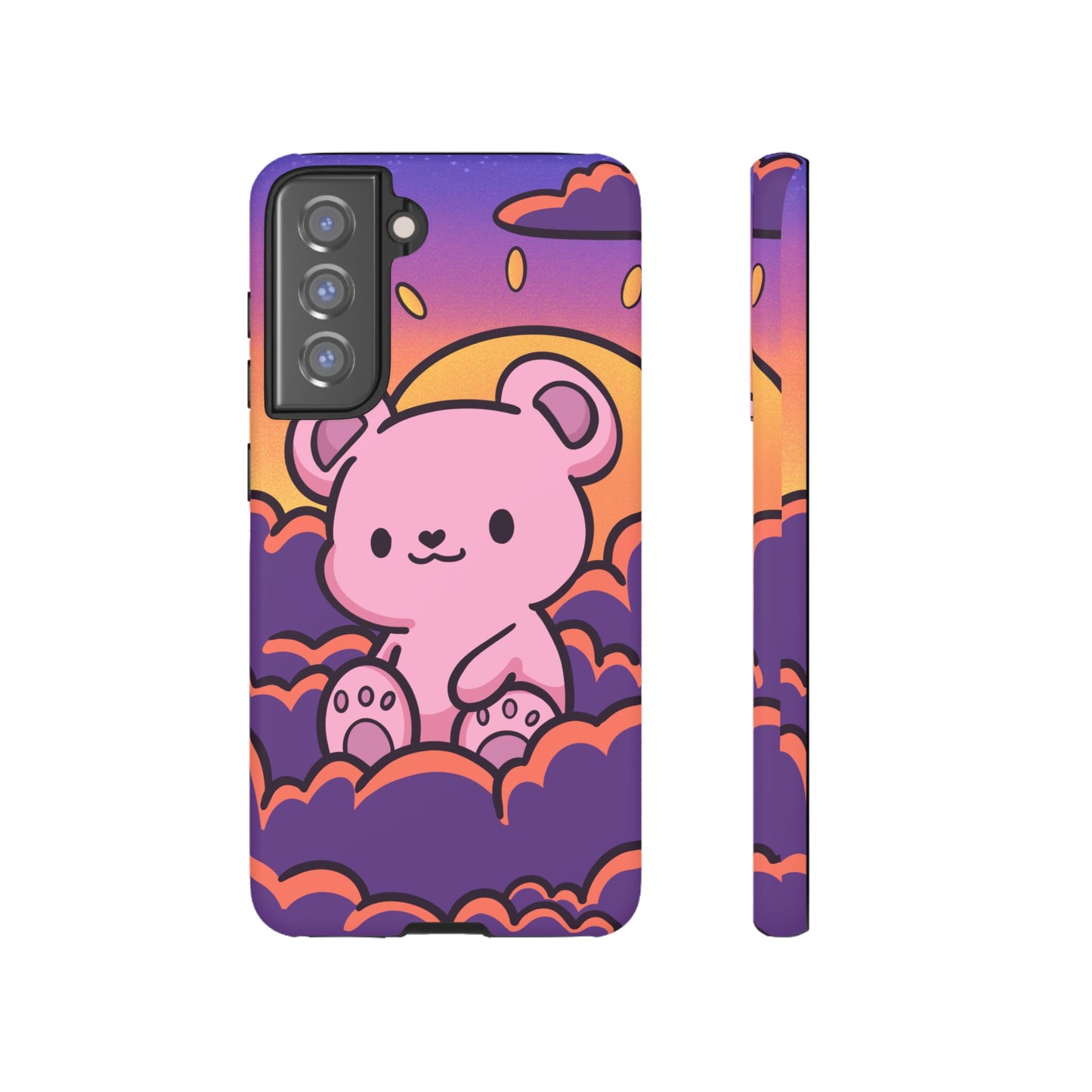 Cloud Cub Sunset Sky Bear Phone Case - Pink X Holic