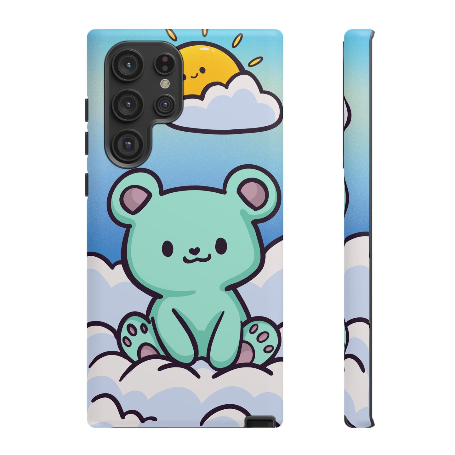 Cloud Cub Morning Sky Bear Phone Case - Pink X Holic