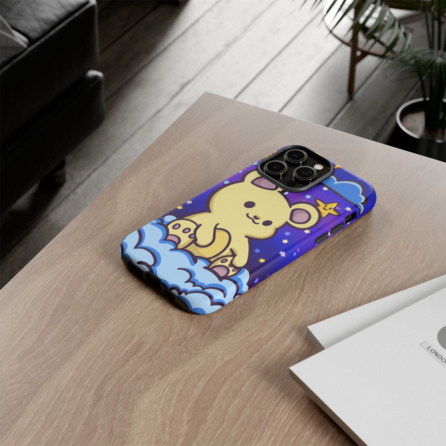 Cloud Cub Nighttime Sky Bear Phone Case
