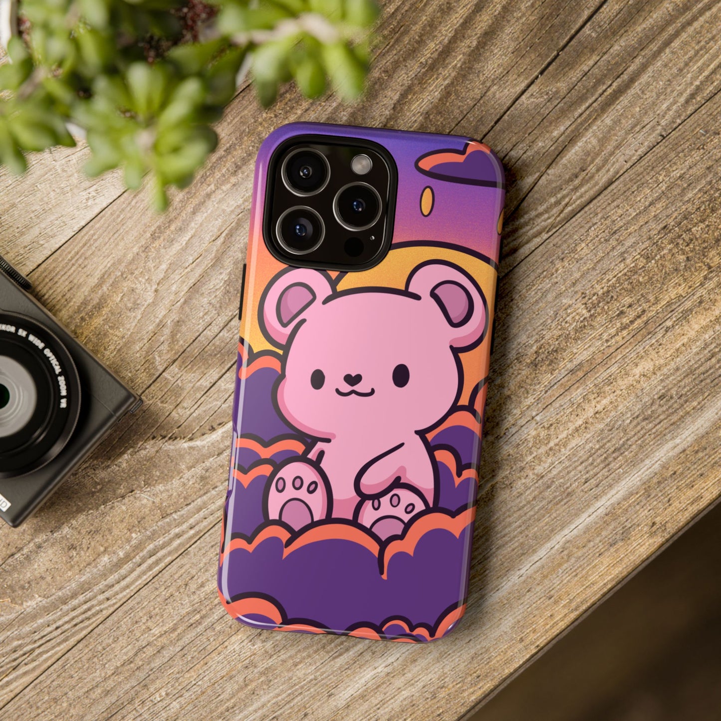 Cloud Cub Sunset Sky Bear Phone Case