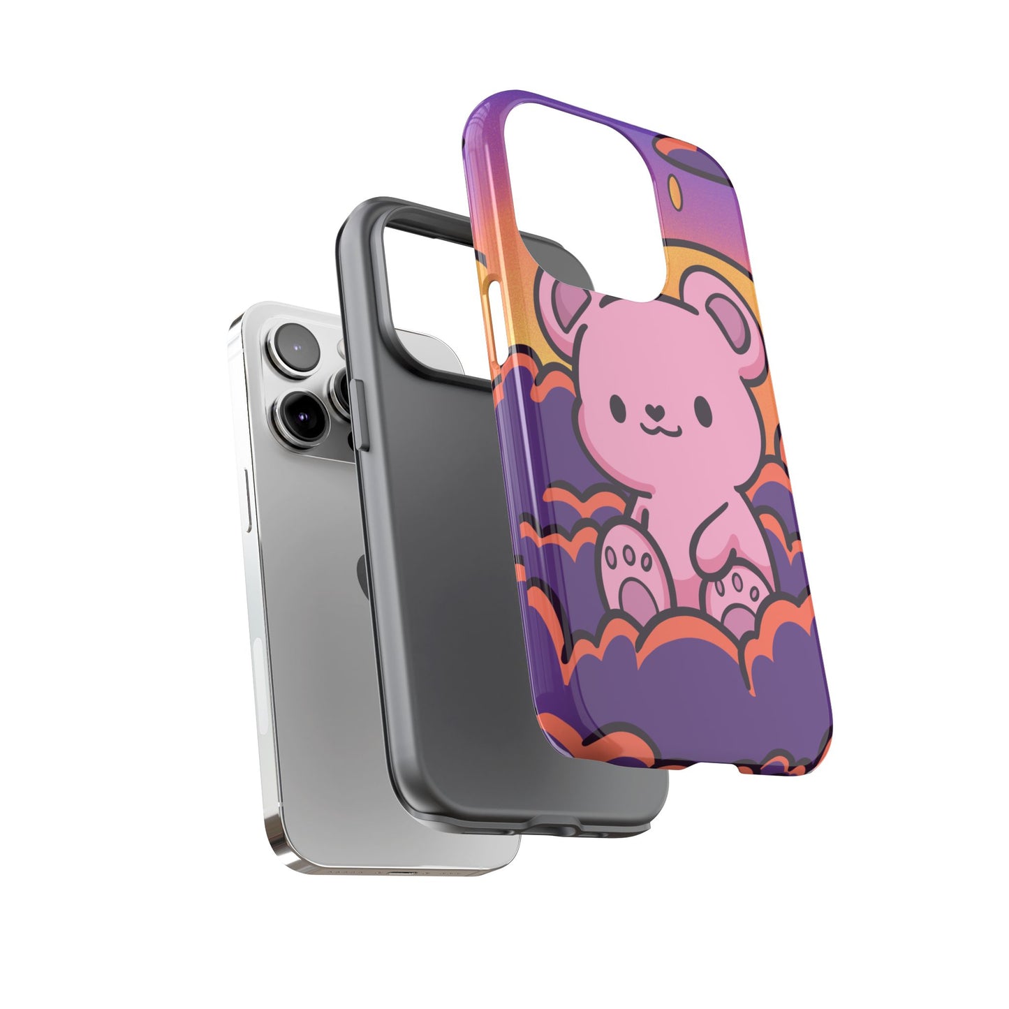 Cloud Cub Sunset Sky Bear Phone Case