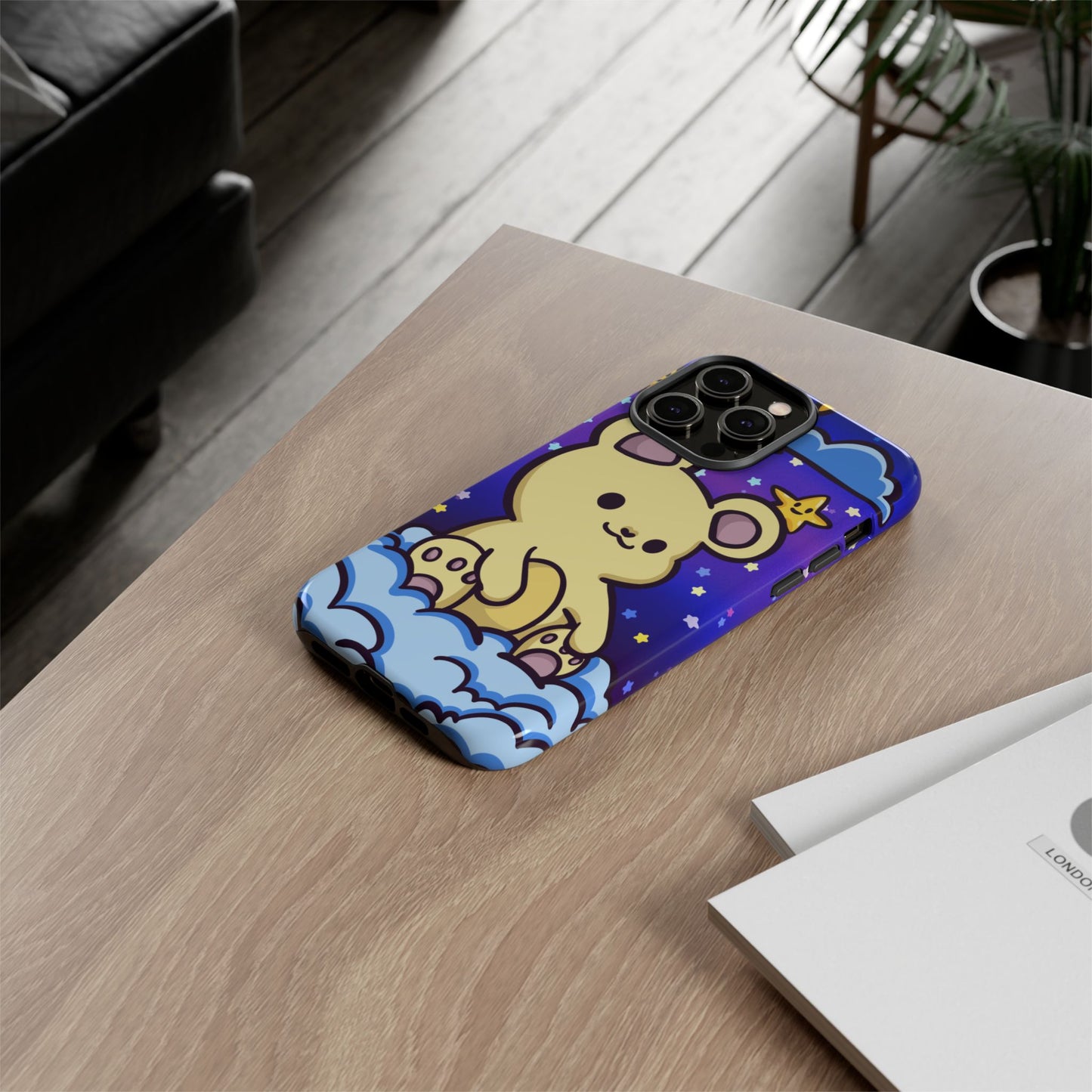 Cloud Cub Nighttime Sky Bear Phone Case
