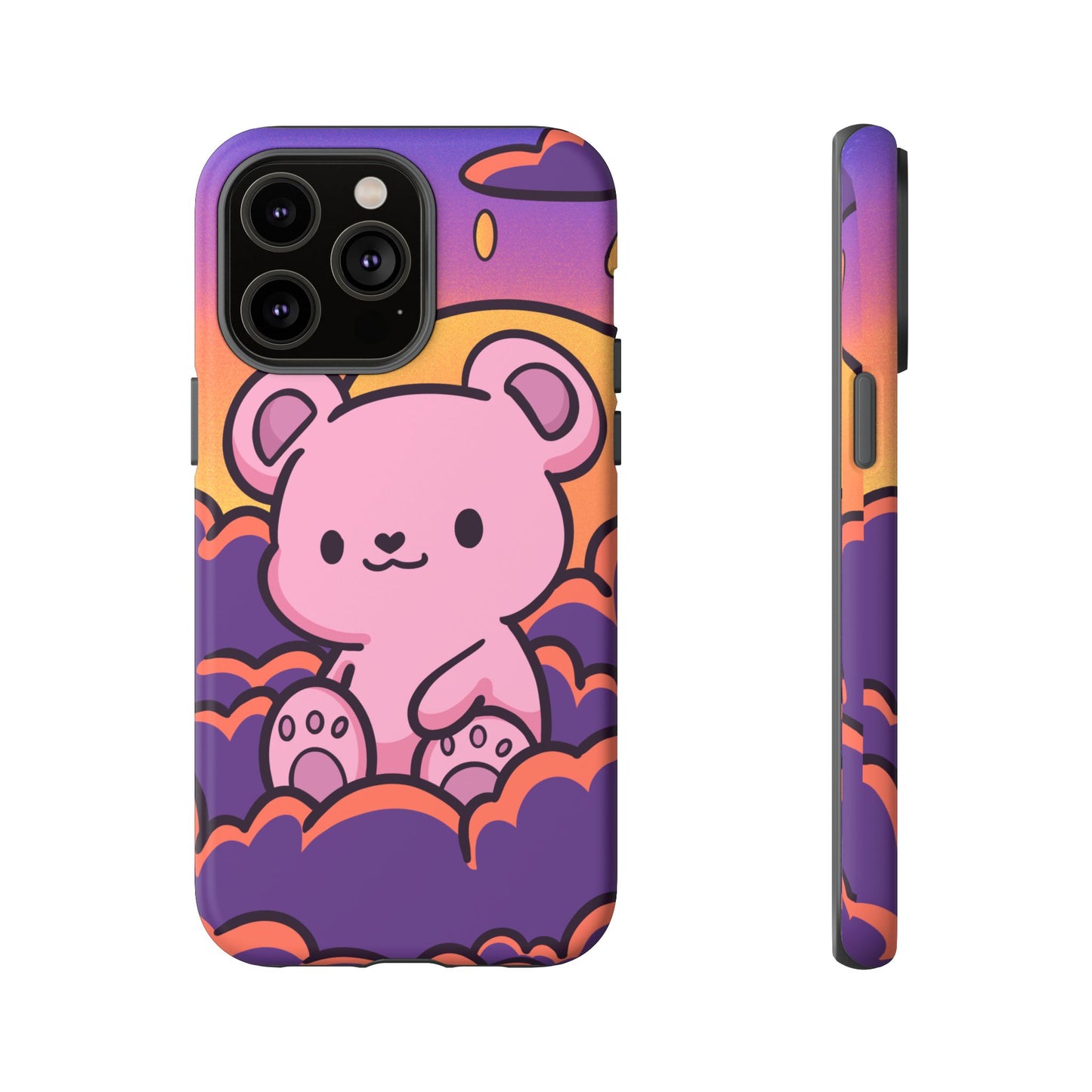 Cloud Cub Sunset Sky Bear Phone Case - Pink X Holic