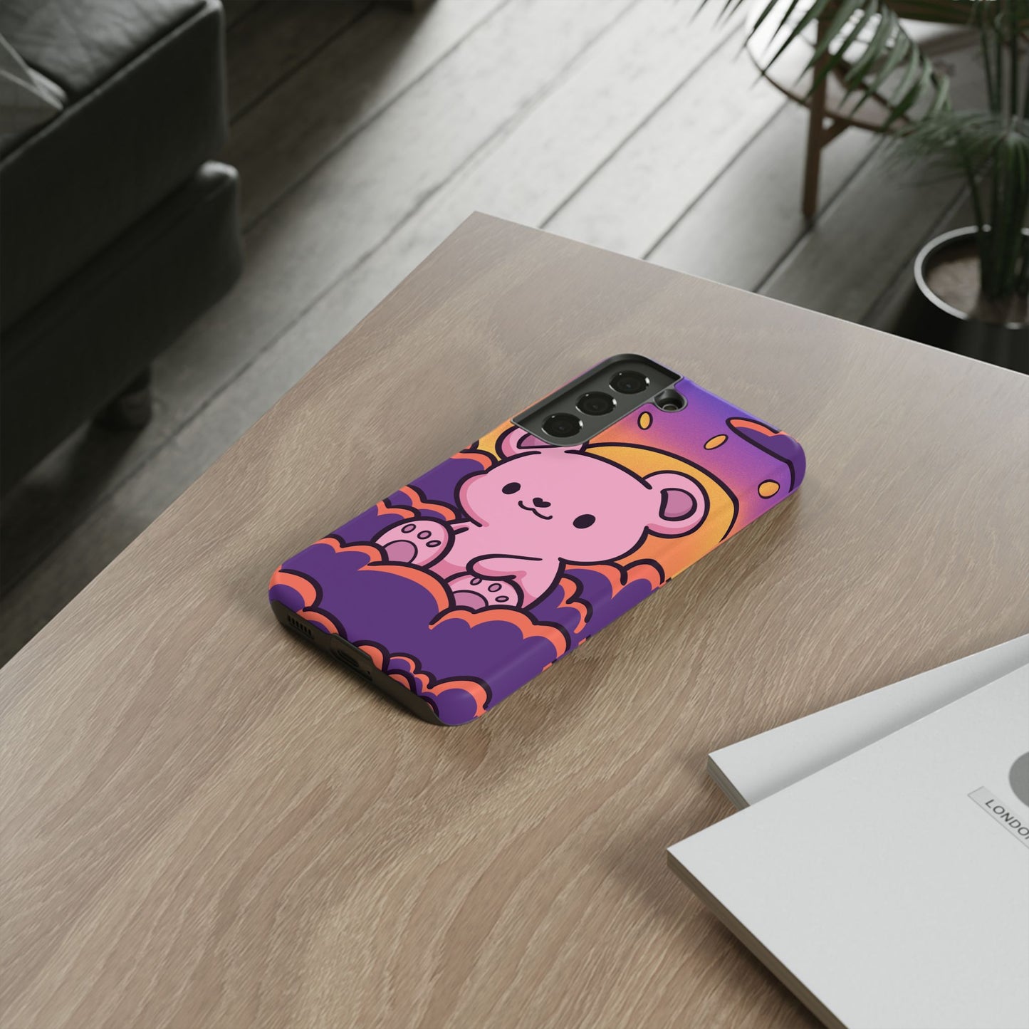 Cloud Cub Sunset Sky Bear Phone Case