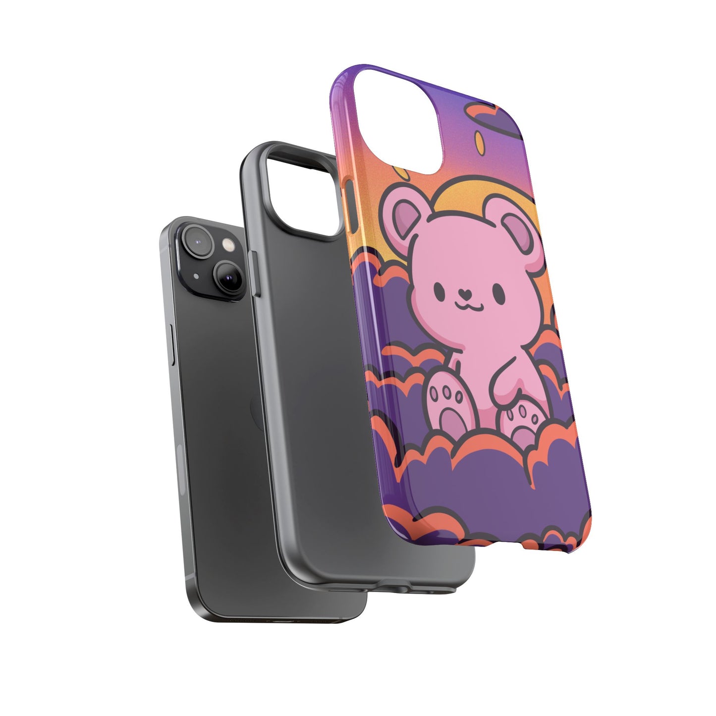 Cloud Cub Sunset Sky Bear Phone Case