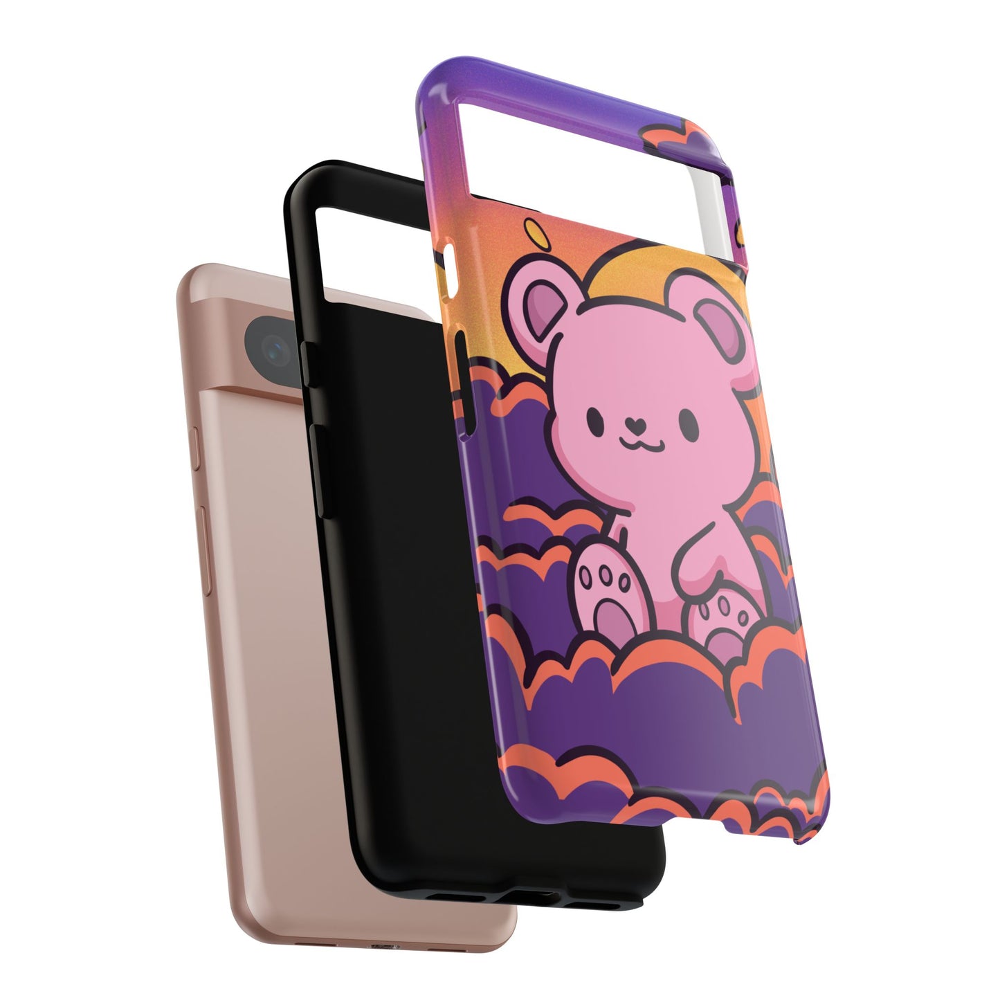 Cloud Cub Sunset Sky Bear Phone Case