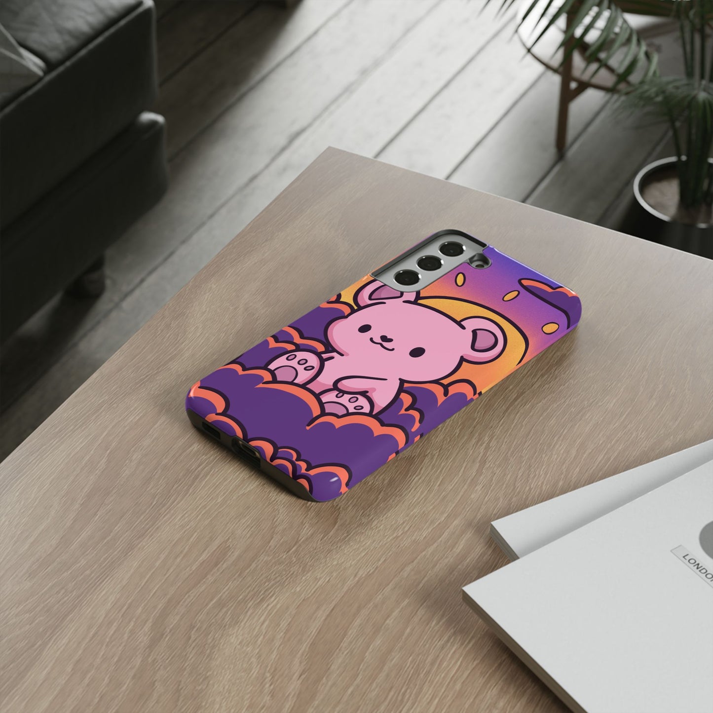 Cloud Cub Sunset Sky Bear Phone Case