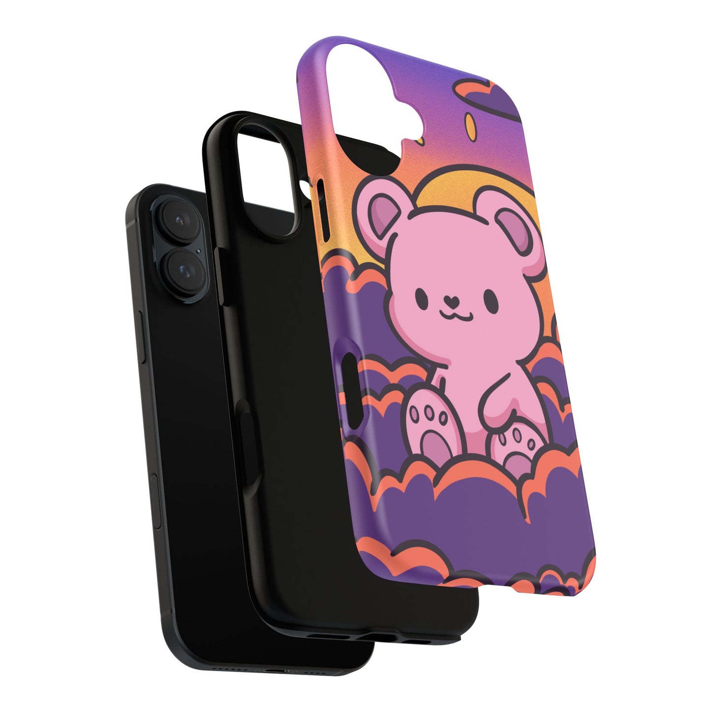 Cloud Cub Sunset Sky Bear Phone Case