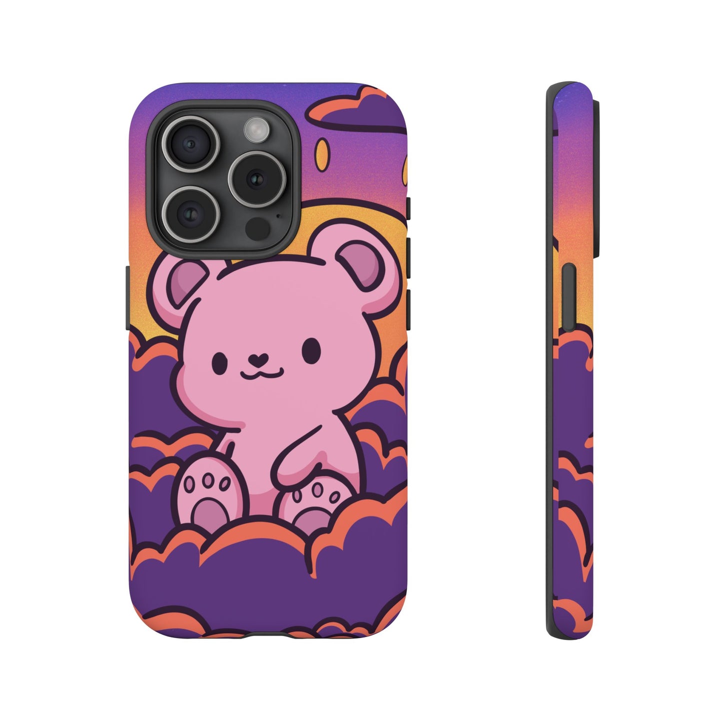 Cloud Cub Sunset Sky Bear Phone Case
