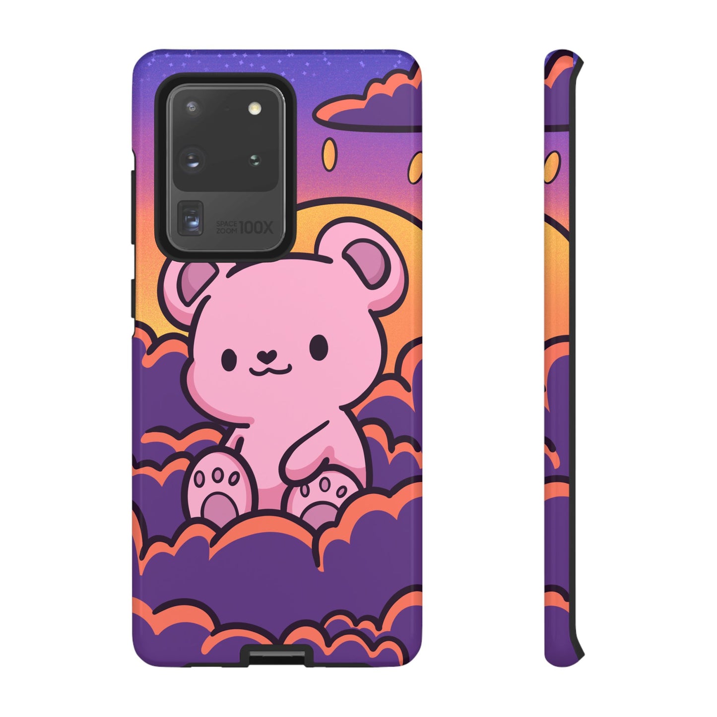 Cloud Cub Sunset Sky Bear Phone Case - Pink X Holic
