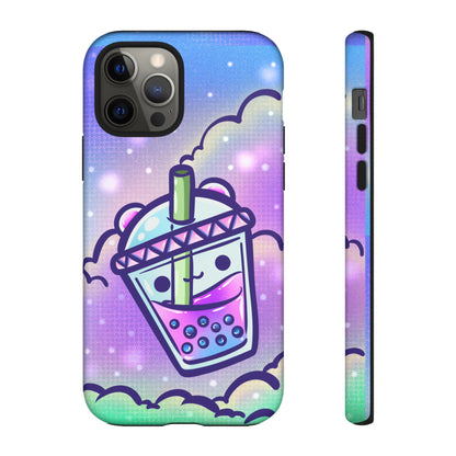 Sparkly Clouds Boba Phone Case