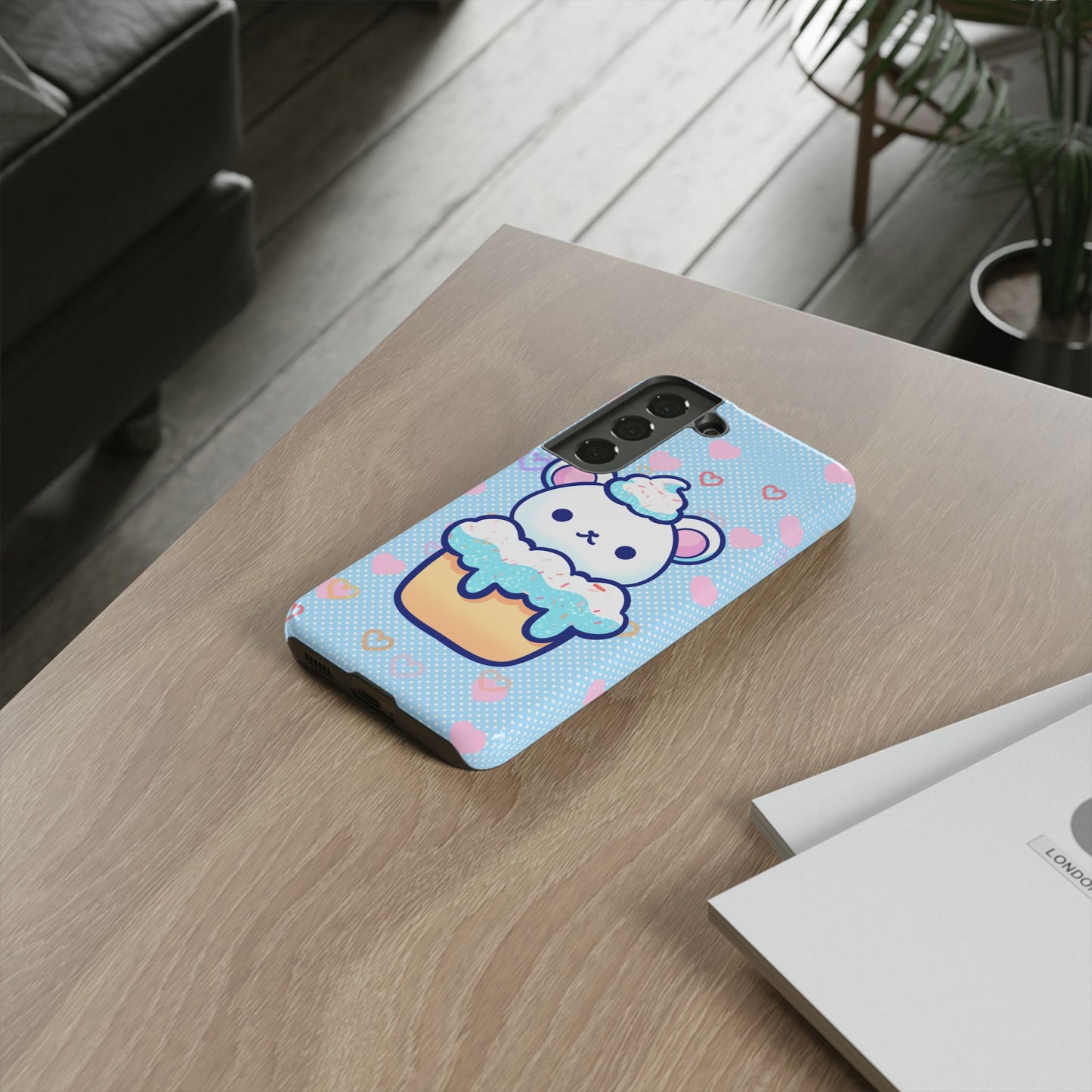 Frosty Cupcake Bear Phone Case