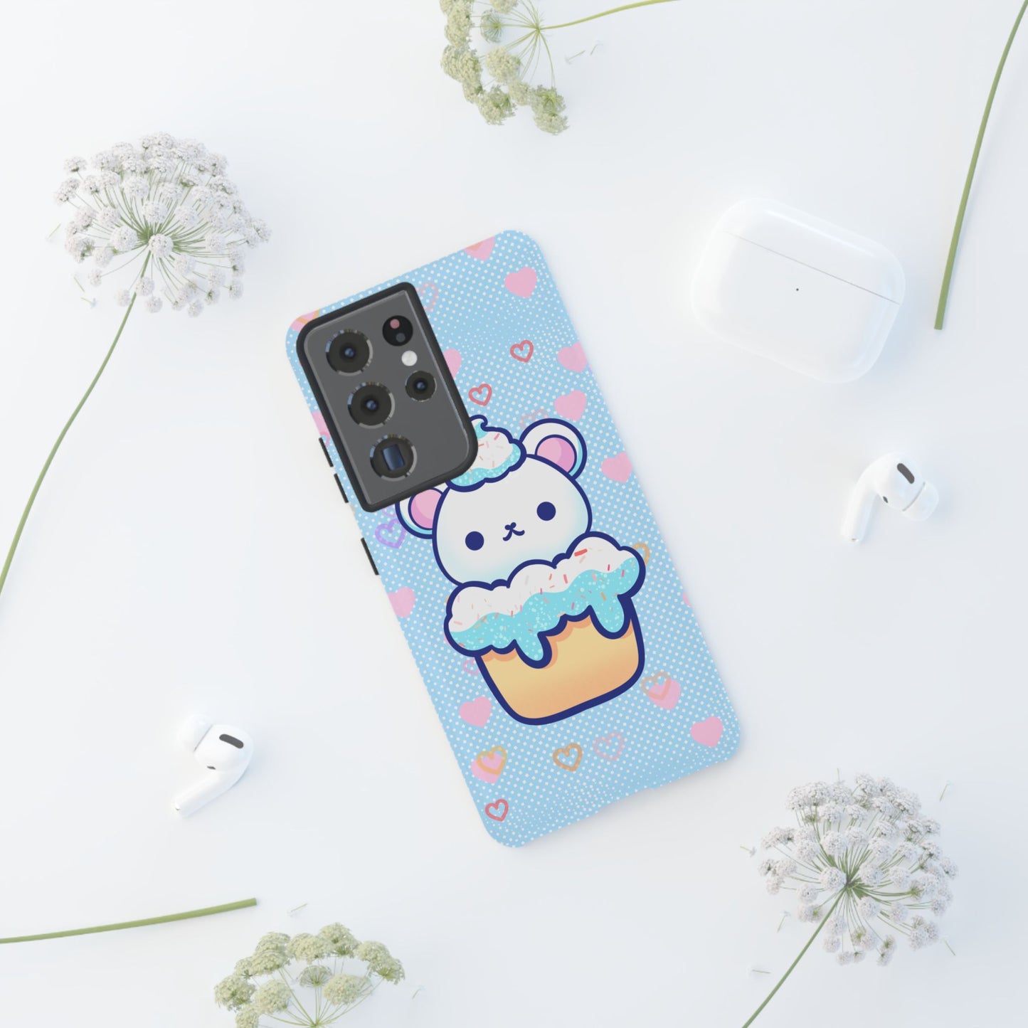 Frosty Cupcake Bear Phone Case