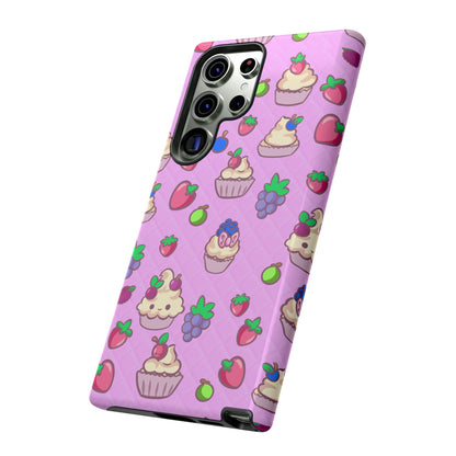 Pink Fruit Cakes Phone Case