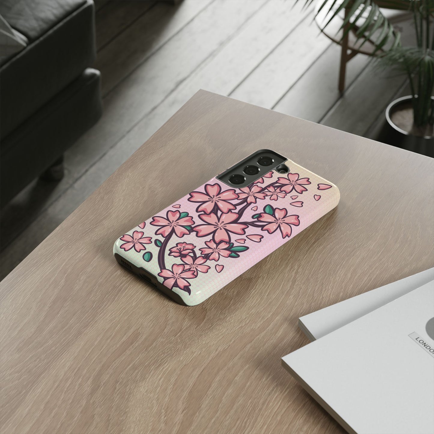 Pink Sakura Tree Phone Case