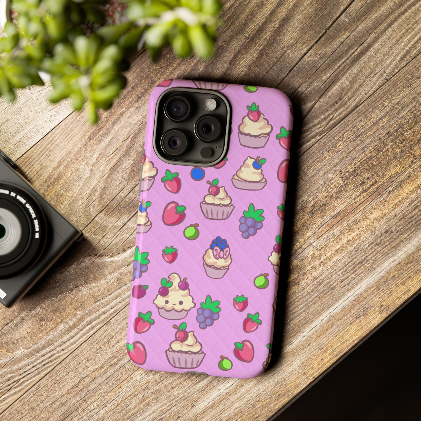 Pink Fruit Cakes Phone Case