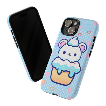 Frosty Cupcake Bear Phone Case