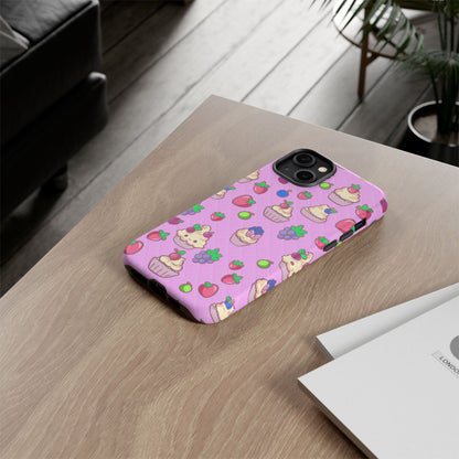 Pink Fruit Cakes Phone Case