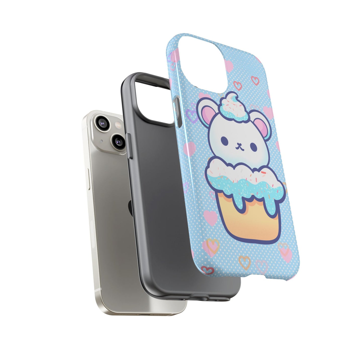 Frosty Cupcake Bear Phone Case
