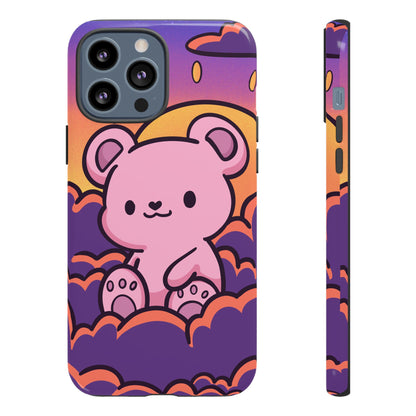 Cloud Cub Sunset Sky Bear Phone Case - Pink X Holic