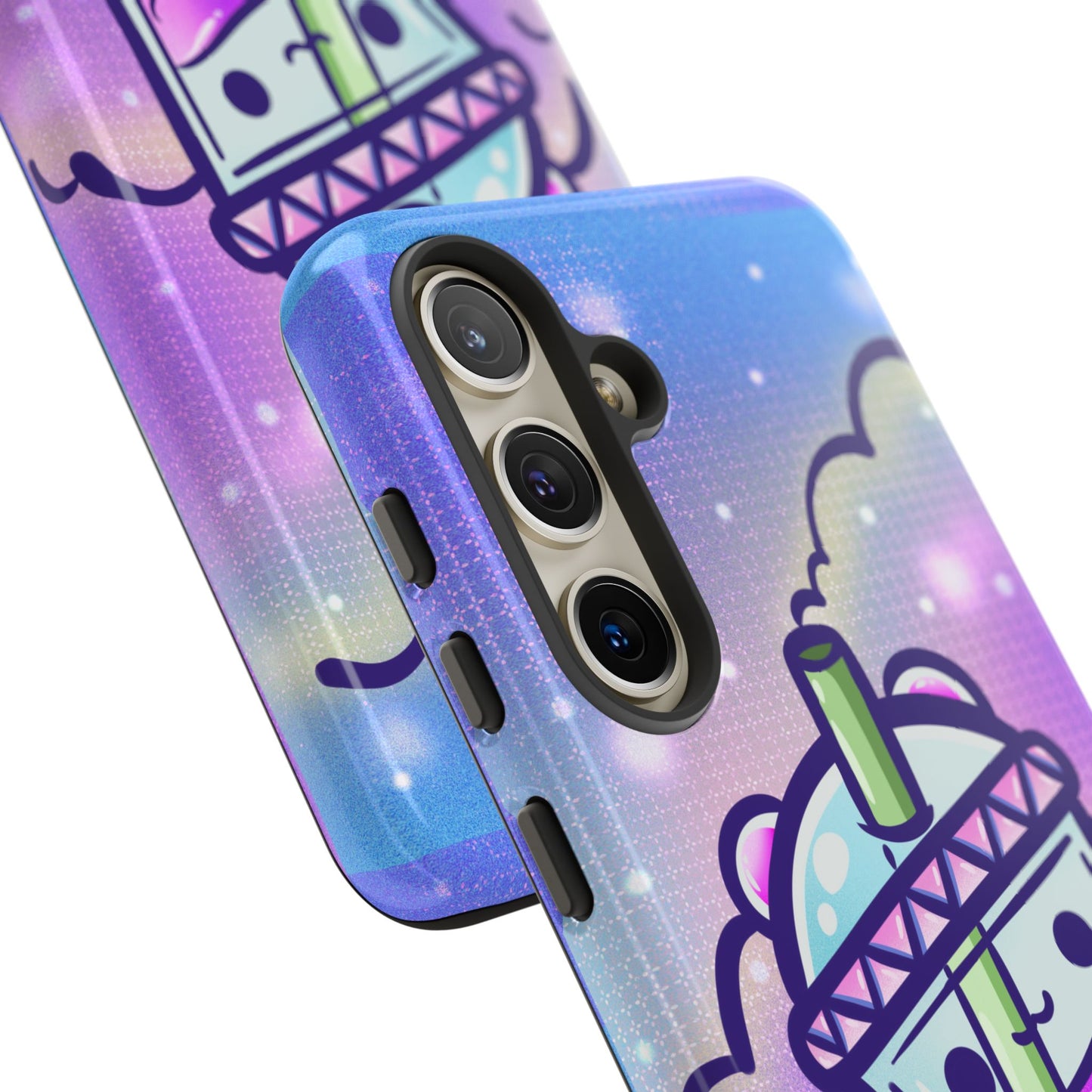 Sparkly Clouds Boba Phone Case