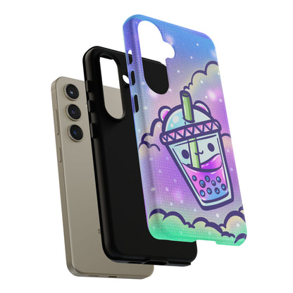 Sparkly Clouds Boba Phone Case